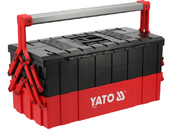 SKRZYNKA NARZĘDZIOWA WARSZTATOWA Z TWORZYWA 5 PÓŁEK 460x265x208mm YATO YT-08978