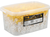 SYSTEM POZIOMOWANIA PŁYTEK 1MM 700+200+SZCZYPCE VOREL 04712