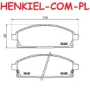 Klocki hamulcowe FERODO FDB1263 - NISSAN X-TRAIL (T30) - OŚ PRZEDNIA