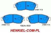 KLOCKI HAMULCOWE FERODO FDB867 -  TOYOTA CAMRY CARINA CELICA COROLLA PICNIC RAV 4 I