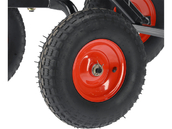 WÓZEK OGRODOWY Z WYWROTKĄ XXL 550KG KOŁA 13