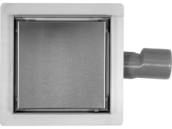 ODPŁYW LINIOWY QUAD KWADRAT STAL NIERDZEWNA WET&DRY 250X250mm FALA 75336