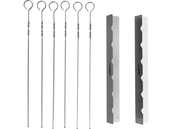 STOJAK NA SZASZŁYKI - 6SZT STALOWYCH SZPIKULCÓW DO NABIJANIA LUND 99840 