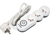 PRZEDŁUŻACZ LISTWA ZASILAJĄCA 3 GNIAZDA Z UZIEMIENIEM WYŁĄCZNIK 1,5M 1,5MM2 STHOR 72350 