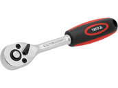 GRZECHOTKA PROSTA Z PŁASKĄ RĘKOJEŚCIĄ 1/4'' 90T 160mm YATO YT-03241