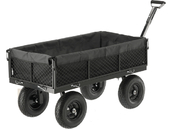 WÓZEK OGRODOWY XL 450KG Z POKROWCEM KOŁA 13