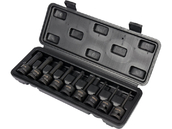 NASADKI UDAROWE KLUCZE TRZPIENIOWE SPLINE M4-M16 1/2'' 9szt. kpl. YATO YT-10691