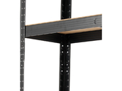 REGAŁ MAGAZYNOWY METALOWY 5 PÓŁEK MALOWANY HDF 500kg 180X90X40cm VOREL 78486