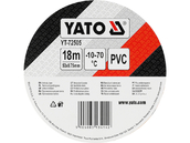 TAŚMA KLEJĄCA ANYPOŚLIZGOWA OSTRZEGAWCZA ŻÓŁTO-CZARNA PVC 50mm 18m YATO YT-72505