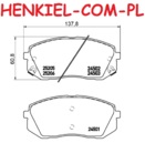 Tarcze hamulcowe wentylowane MIKODA 1122 + KLOCKI SAMKO 5SP1415 - KIA CARENS III (UN) - OŚ PRZEDNIA