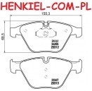 Klocki hamulcowe SAMKO 5SP1193 - BMW 3 (E90, E91, E92, E93) 5 (E60, E61) 6 (E63, E64) 7 (E65, E66, E67) X1 (E84) Z4 (E89) - OŚ PRZEDNIA