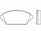 KLOCKI TEXTAR 2309501 NISSAN ALMERA TINO PRIMERA P12 -- PRZÓD