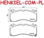 Klocki hamulcowe ceramiczne GEOTECH BPDFD0022- FORD USA MUSTANG - OŚ PRZEDNIA