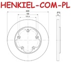 Tarcza hamulcowa pełna MIKODA 0773 + KLOCKI MIKODA 70773 - FORD TRANSIT V363 (FAD, FBD, FCD, FDD, FED, FFD) - OŚ TYLNA