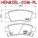 Tarcze hamulcowe pełne MIKODA 0853 + KLOCKI QUARO QP5463 - HONDA CR-V III (RE) CR-V IV (RE) - OŚ TYLNA