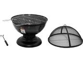 PALENISKO OGRODOWE Z RUSZTEM STALOWE  OGNISKO GRILL 54cm LUND 99717