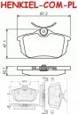 Tarcze hamulcowe pełne MIKODA 0928 + KLOCKI MIKODA 72418 - MITSUBISHI COLT VI CZC kabriolet SMART FORFOUR (454) - OŚ TYLNA