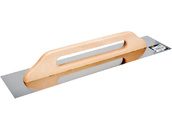 PACA TYNKARSKA GŁADKA NIERDZEWNA UCHWYT DREWNIANY 580x128mm VOREL 06680