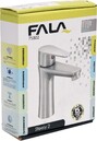 BATERIA UMYWALKOWA STOJĄCA KRAN STEELY 2 SREBRNA INOX FALA 75802