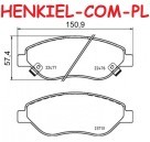 Tarcze hamulcowe wentylowane MIKODA 0391 + KLOCKI QUARO QP7406 - FIAT TIPO Sedan (356_) TIPO Hatchback (357_) TIPO Kombi (357_) - OŚ PRZEDNIA