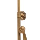 KOLUMNA PRYSZNICOWA DESZCZOWNICA Z BATERIĄ RETRO BRONZE 1 MOSIĄDZ FALA 75829