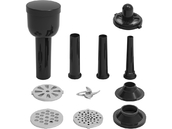 MASZYNKA DO MIELENIA MIĘSA NADZIEWARKA DO KIEŁBASY STAL NIERDZEWNA 5w1 DC 550W LUND 67904