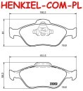 Tarcze hamulcowe wentylowane MIKODA 0728 + KLOCKI MIKODA 71255 - FORD FIESTA IV V FIESTA nadw. peł. FUSION (JU_) KA (RB_) PUMA (EC_) STREET KA (RL2) MAZDA 2 (DY) - OŚ PRZEDNIA