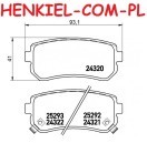 Tarcze hamulcowe pełne MIKODA 0926 + KLOCKI MIKODA 71107 - HYUNDAI ix35 (LM,EL,ELH) KIA SPORTAGE (JE_,KM_) (SL) - OŚ TYLNA