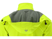 KURTKA ROBOCZA SOFTSHELL OSTRZEGAWCZA ODBLASKOWA KAPTUR ORIOLUS 300g/m² r. XL YATO YT-79397