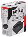 ŁADOWARKA SAMOCHODOWA DO AKUMULATORÓW SYSTEM 18V 2A YATO YT-828503