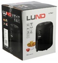 FRYTKOWNICA BEZTŁUSZCZOWA AIR FRYER DO SMAŻENIA PIECZENIA 1000W 2,6L CZARNA LUND 67560
