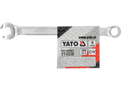 KLUCZ PŁASKO-OCZKOWY Z POLEROWANĄ GŁÓWKĄ 9 MM YATO YT-0338