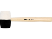 MŁOTEK GUMOWY Z DREWNIANYM TRZONKIEM 341mm 780g YATO YT-4604