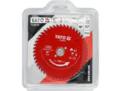 TARCZA WIDIOWA TCT PTFE DO ALUMINIUM WĘGLIK WOLFRERAMU 140mm 20mm 48T YATO YT-608750