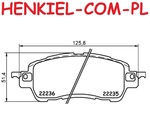 Tarcze hamulcowe wentylowane MIKODA 1346 + KLOCKI QUARO QP9510 - MAZDA 2 (DL, DJ) - OŚ PRZEDNIA