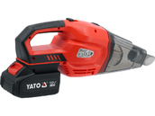 BEZPRZEWODOWY ODKURZACZ SAMOCHODOWY 18V - AKUMULATOR 4AH YATO YT-85682