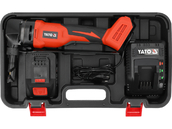 NOŻYCE DO CIĘCIA BLACH AKUMULATOROWE + ŁADOWARKA 4Ah 18V YATO YT-82398