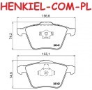 Klocki hamulcowe BREMBO P86018 - VOLVO XC90 - OŚ PRZEDNIA
