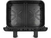 FRYTKOWNICA BEZTŁUSZCZOWA AIR FRYER DWUKOMOROWA PODWÓJNA DO SMAŻENIA PIECZENIA 2600W 10L LUND 67595