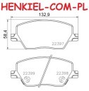 Tarcze hamulcowe wentylowane MIKODA 0391 + KLOCKI MIKODA 70391 - FIAT TIPO Sedan (356_) TIPO Hatchback (357_) TIPO Kombi (357_) - OŚ PRZEDNIA