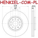 Tarcze hamulcowe wentylowane MIKODA 4201 + KLOCKI MIKODA 74216 - SEAT ALHAMBRA (710, 711) SKODA KODIAQ (NS7) VW SHARAN (7N1, 7N2) TIGUAN (AD1) - OŚ PRZEDNIA