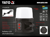 REFLEKTOR LED 18V, 10000 LM, 360° - BEZ AKUMULATORA YATO YT-829670
