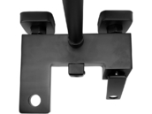 KOLUMNA PRYSZNICOWA DESZCZOWNICA Z BATERIĄ  CZARNA NOIR 1 FALA 75883