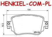 Tarcze hamulcowe pełne MIKODA 0295 + KLOCKI CERAMICZNE QUARO QP0399C - AUDI SEAT SKODA VW - OŚ TYLNA