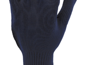 RĘKAWICE BAWEŁNIANO - POLIESTROWE, NAKRAPIANE, GRANATOWE, ''PSD'' YATO 74104