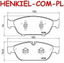 KLOCKI HAMULCOWE QP4706 AUDI A6 (4G2, 4GC, C7) A6 Avant (4G5, 4GD, C7) A6 Allroad (4GH, 4GJ, C7) A7 Sportback (4GA, 4GF) A8 (4H2, 4H8, 4HC, 4HL) OŚ PRZEDNIA