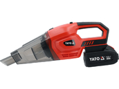 BEZPRZEWODOWY ODKURZACZ SAMOCHODOWY 18V - AKUMULATOR 4AH YATO YT-85682