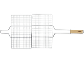 PRZENOŚNY CHROMOWANY RUSZT GRILLOWY 33 X 20 X 2CM LUND 99860 