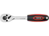 GRZECHOTKA PROSTA Z PŁASKĄ RĘKOJEŚCIĄ 1/4'' 90T 160mm YATO YT-03241