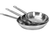 PATELNIA GASTRONOMICZNA ZE STALI NIERDZEWNEJ NDUKCJA GAZ PRĄD 24cm YATO YG-00101